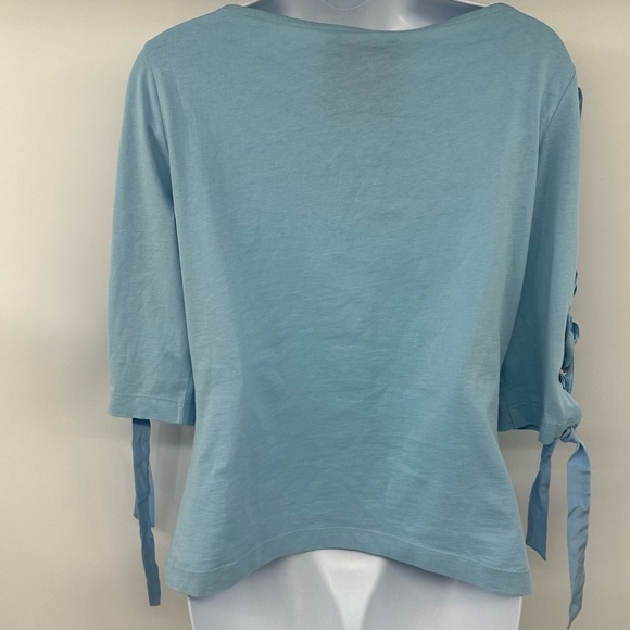 Moschino Couture My Little Pony Ribbon Tee with Lace-up Sleeves 10 New with Tags - Picture 12 of 16